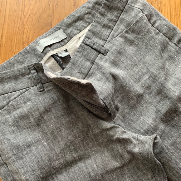 GAP Pants - GUC GAP slim cropped linen blend pants (0)